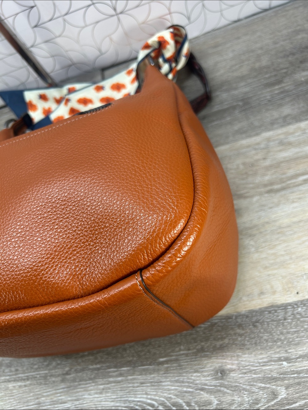 4068 Coach burnt orange Leather crossbody 268144068 - Picture 12 of 15